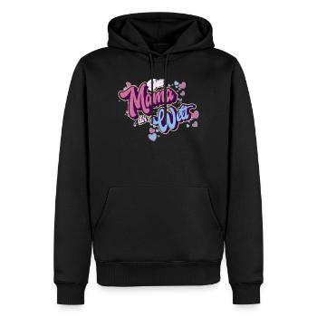 Beste Mama Der Welt - Männer Premium Bio Hoodie - Schwarz - Vorne - Nico (187cm)