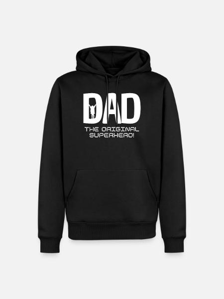 DAD - Men’s Premium Organic Hoodie - black