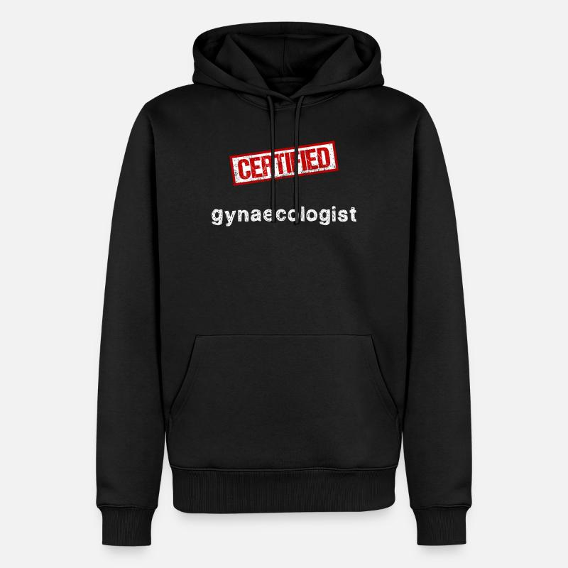 Frauenarzt - Männer Premium Bio Hoodie - Schwarz