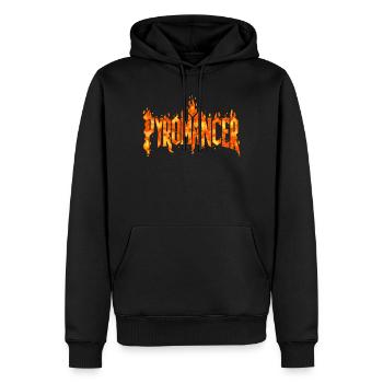 Pyromancer - Men’s Premium Organic Hoodie - black - Front - Nico (187cm)