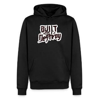 Built To Destroy - Men’s Premium Organic Hoodie - black - Front - Nico (187cm)