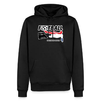 Football Fever Pays-Bas - Sweat à capuche Premium bio Homme - noir - Devant - Nico (187cm)
