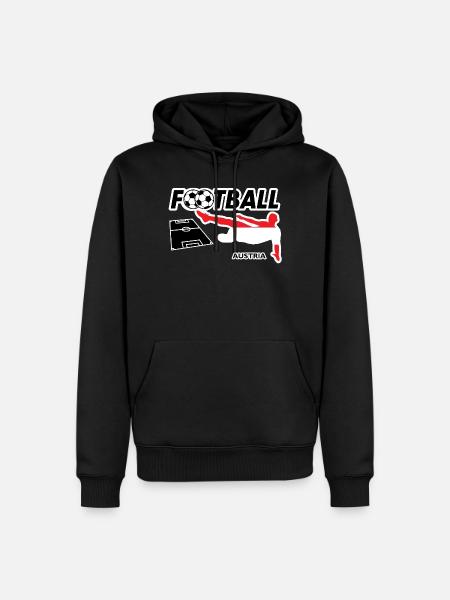 Football Fever Austria - Men’s Premium Organic Hoodie - black