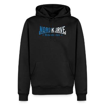 Gelsenkirchen Nordkurve Schalke - Männer Premium Bio Hoodie - Schwarz - Vorne - Nico (187cm)