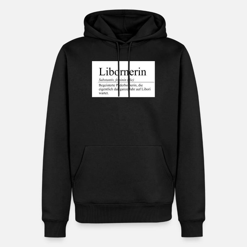 libornerin - Männer Premium Bio Hoodie - Schwarz