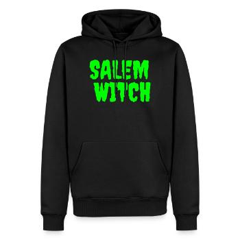 SalemWitch Halloween Design - Männer Premium Bio Hoodie - Schwarz - Vorne - Nico (187cm)