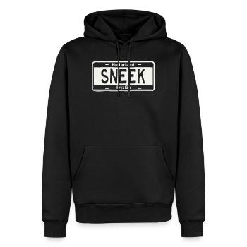 T-Shirt Sneek Hoodie Ijsselmeer Holland - Männer Premium Bio Hoodie - Schwarz - Vorne - Nico (187cm)