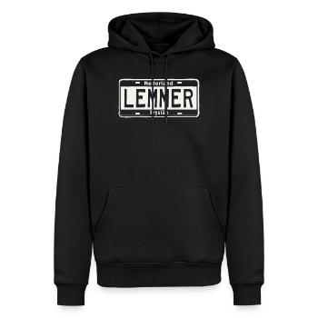 T-Shirt Lemmer Hoodie Ijsselmeer Holland Maritime - Sweat à capuche Premium bio Homme - noir - Devant - Nico (187cm)