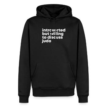 Judo - Männer Premium Bio Hoodie - Schwarz - Vorne - Nico (187cm)