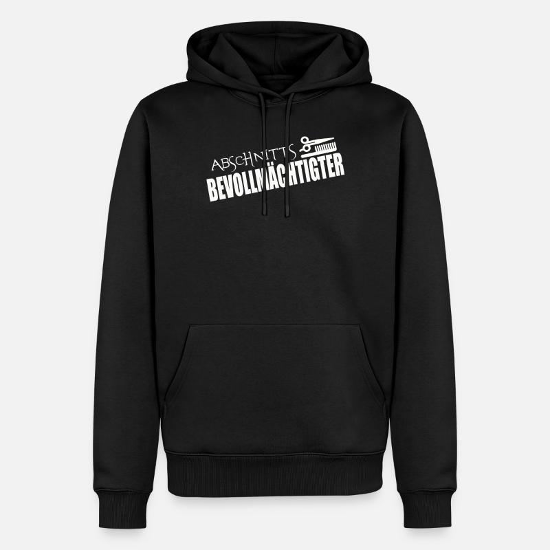 REPRÉSENTANT DE SECTION - Sweat à capuche Premium bio Homme - noir