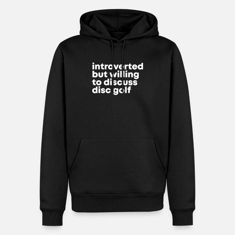 Discgolf - Männer Premium Bio Hoodie - Schwarz