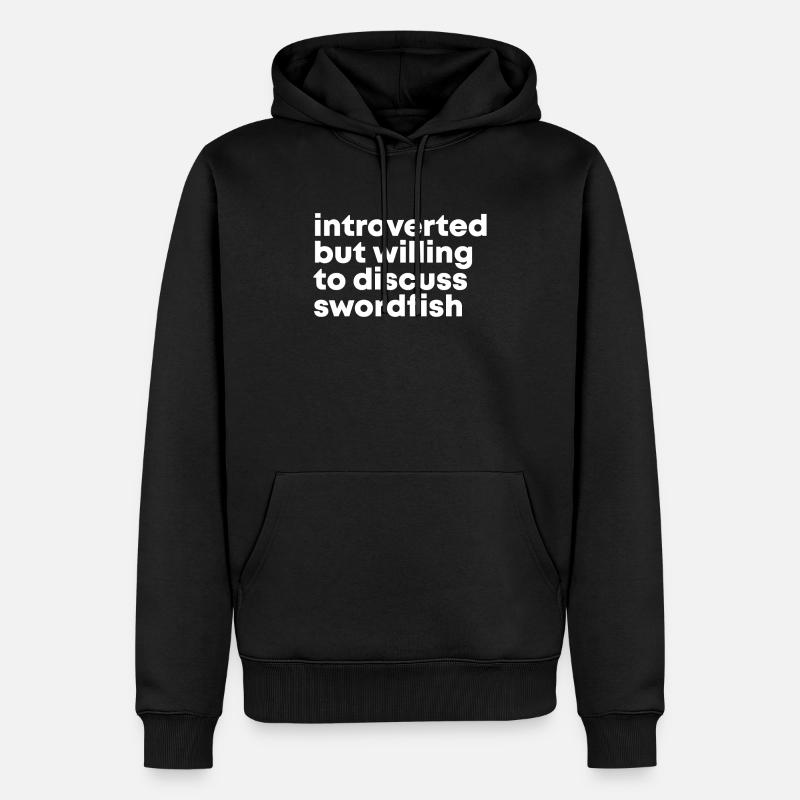 espadon - Sweat à capuche Premium bio Homme - noir