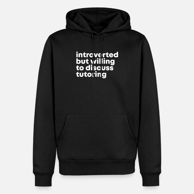 Tutor - Männer Premium Bio Hoodie - Schwarz
