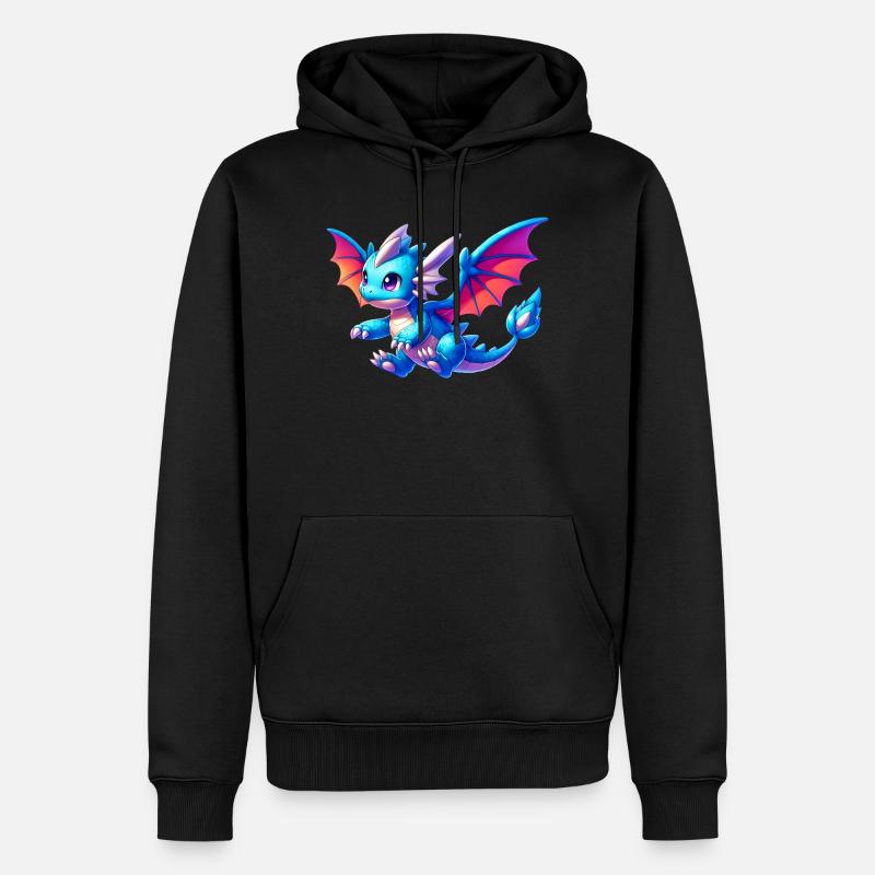 Dragon - Sweat à capuche Premium bio Homme - noir