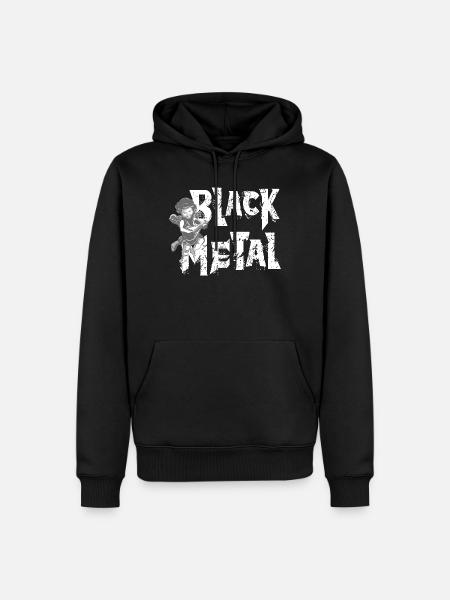BLACK METAL - Men’s Premium Organic Hoodie - black