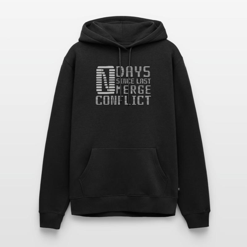 Merge Conflict Software Developer Developer geek Men’s Premium Organic Hoodie