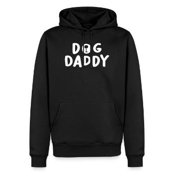 Dog Daddy Hunde Vater Hundehalter Tierliebe Liebe - Männer Premium Bio Hoodie - Schwarz - Vorne - Nico (187cm)