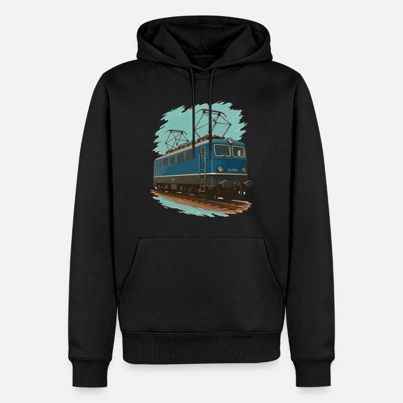 Électricité sur acier – E-Lok Power - Sweat à capuche Premium bio Homme - noir