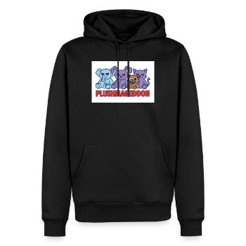 Plushmageddon - Männer Premium Bio Hoodie - Schwarz - Vorne - Nico (187cm)