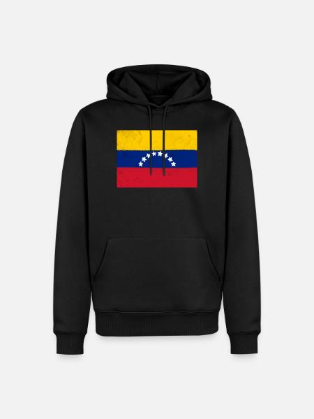 Flag of Venezuela - Men’s Premium Organic Hoodie - black