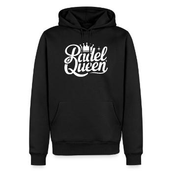 Padel-Königin - Männer Premium Bio Hoodie - Schwarz - Vorne - Nico (187cm)