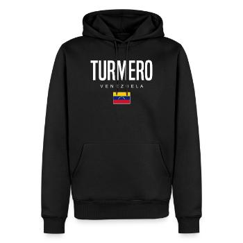 Turmero Venezuela - Männer Premium Bio Hoodie - Schwarz - Vorne - Nico (187cm)