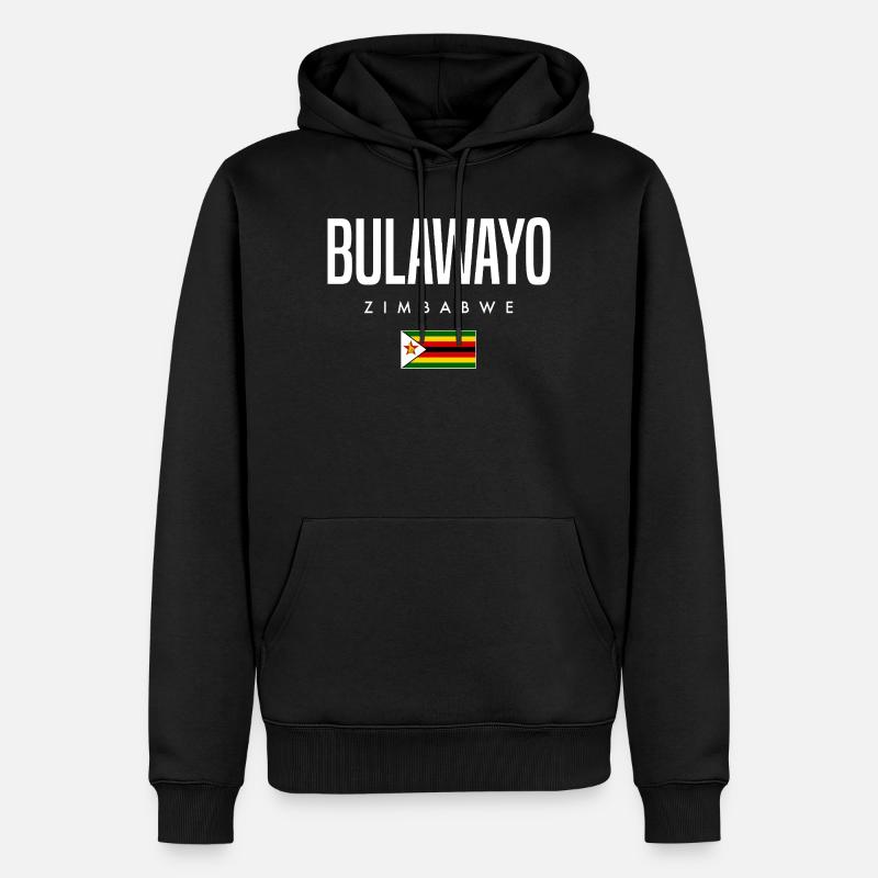 Bulawayo Simbabwe - Männer Premium Bio Hoodie - Schwarz