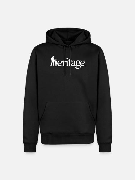 INHERITANCE! (family, dad, mom, children) - Men’s Premium Organic Hoodie - black