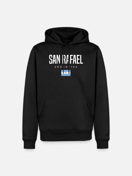 San Rafael Argentina Argentinian - Men’s Premium Organic Hoodie - black