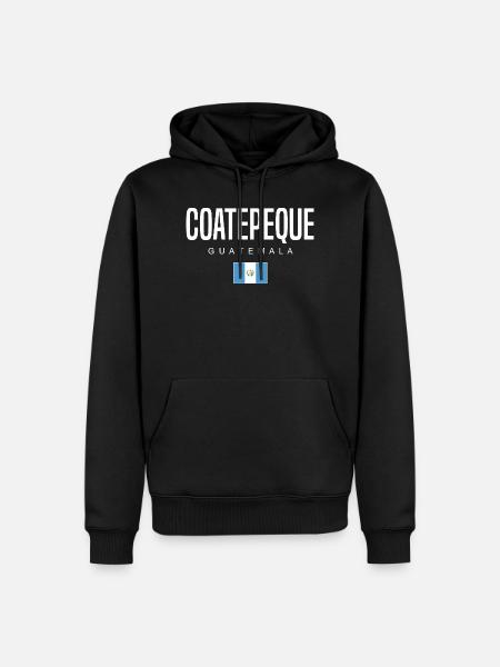 Coatepeque Guatemala Guatemalteken - Men’s Premium Organic Hoodie - black