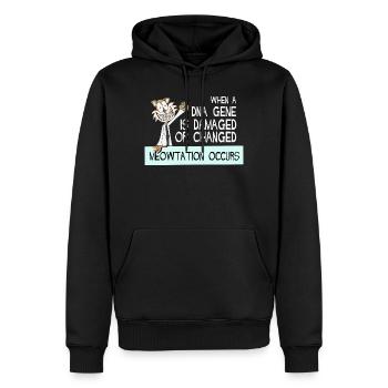 Chimie Chimiste Professeur de chimie Drôle de science - Sweat à capuche Premium bio Homme - noir - Devant - Nico (187cm)