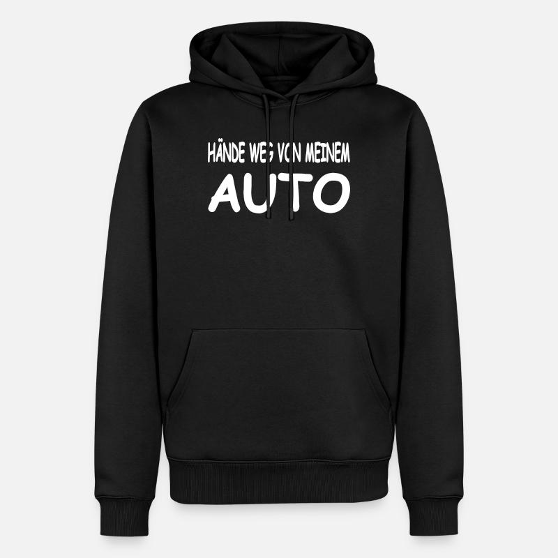 Auto - Männer Premium Bio Hoodie - Schwarz