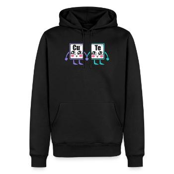 Chimie Chimiste Professeur de chimie Dire science - Sweat à capuche Premium bio Homme - noir - Devant - Nico (187cm)