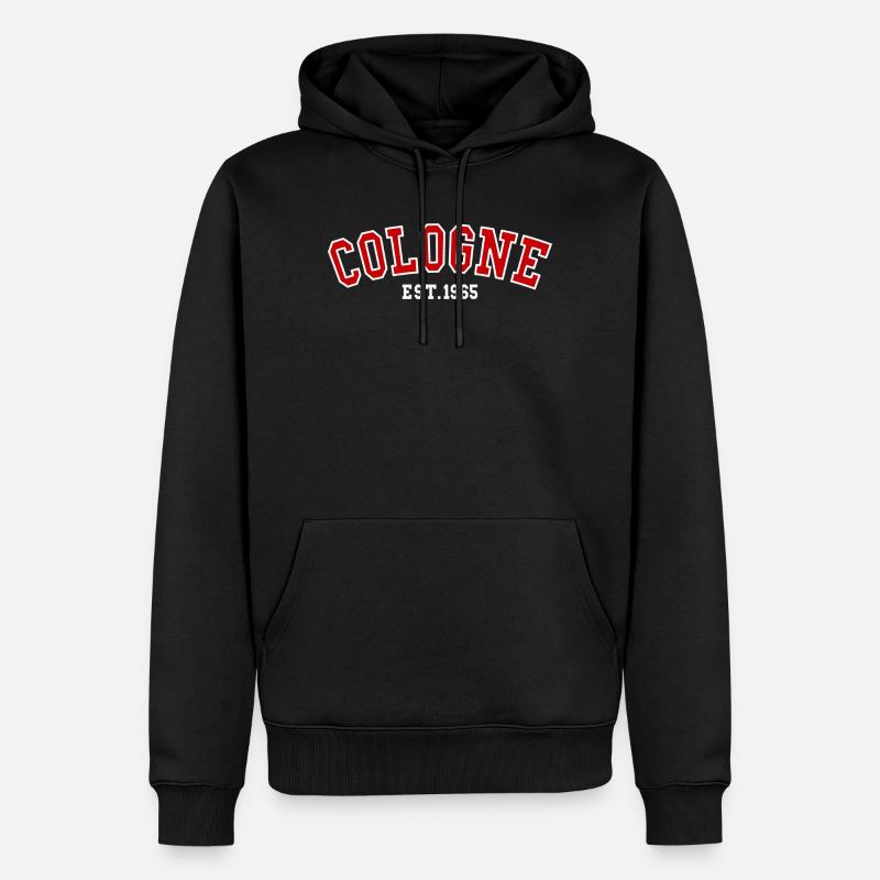 Cologne_Est_1965 - Sweat à capuche Premium bio Homme - noir