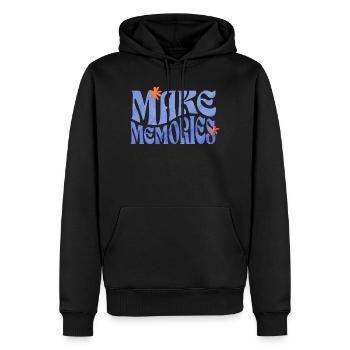 Make Memories Spruchshirt Inspiration - Männer Premium Bio Hoodie - Schwarz - Vorne - Nico (187cm)