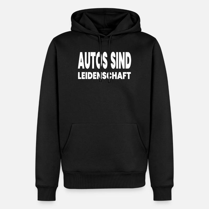 Auto - Männer Premium Bio Hoodie - Schwarz
