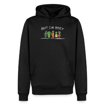 Good in the Bed – Funny Saying for Vegetable Gardeners - Men’s Premium Organic Hoodie - black - Front - Nico (187cm)
