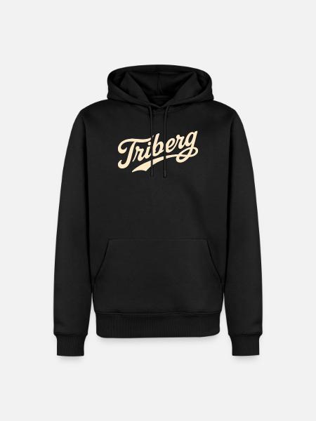 Triberg Schwarzwald Schriftzug - Männer Premium Bio Hoodie - Schwarz