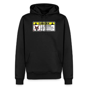 Auto - Männer Premium Bio Hoodie - Schwarz - Vorne - Nico (187cm)