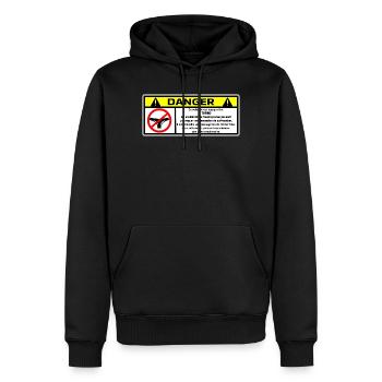 Auto - Männer Premium Bio Hoodie - Schwarz - Vorne - Nico (187cm)