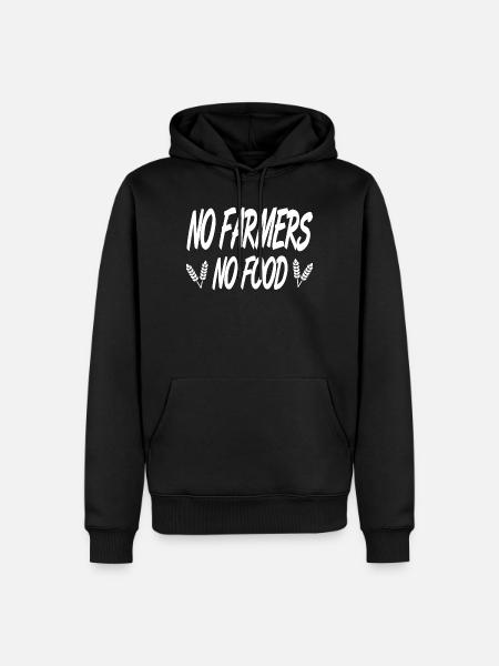 Bauer - Männer Premium Bio Hoodie - Schwarz