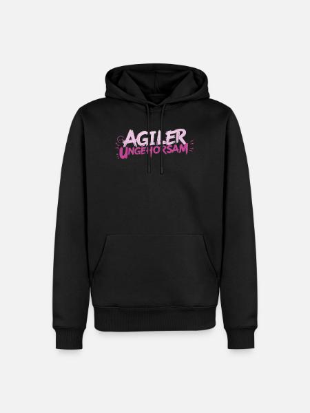 Désobéissance Agile - Déclaration - Sweat à capuche Premium bio Homme - noir