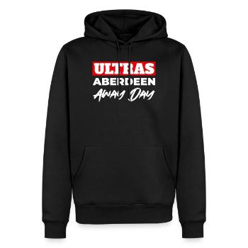 Ultras Aberdeen Auswärtstag - Männer Premium Bio Hoodie - Schwarz - Vorne - Nico (187cm)