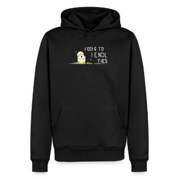 Going to Hendl This Küken Motiv Hühner Spruch - Männer Premium Bio Hoodie - Schwarz - Vorne - Nico (187cm)