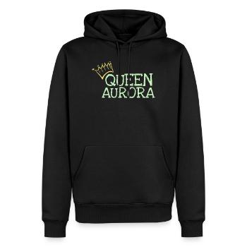 Geschenk für Aurora - Männer Premium Bio Hoodie - Schwarz - Vorne - Nico (187cm)