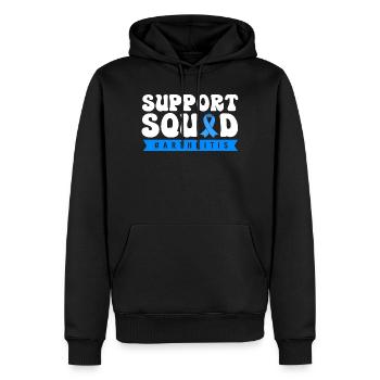 Arthritis Rheuma - Männer Premium Bio Hoodie - Schwarz - Vorne - Nico (187cm)