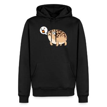 Frosch Desert Rain Frog - Männer Premium Bio Hoodie - Schwarz - Vorne - Nico (187cm)