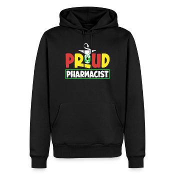 Apotheker Pharmazeutisch-technischer - Männer Premium Bio Hoodie - Schwarz - Vorne - Nico (187cm)