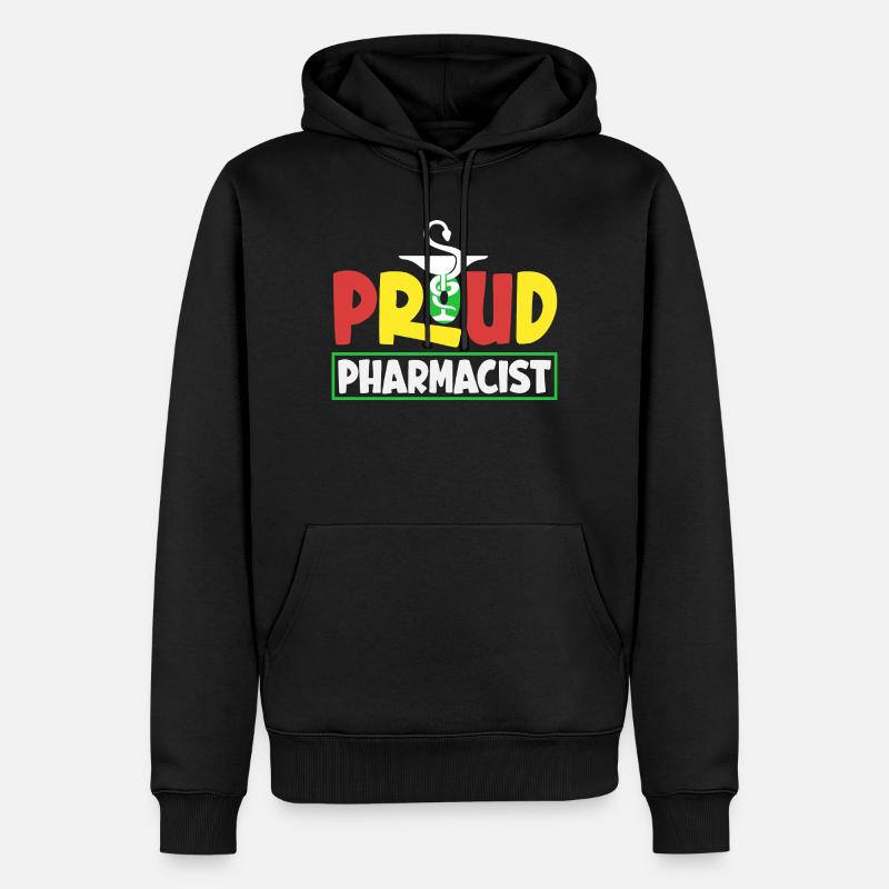 Apotheker Pharmazeutisch-technischer - Männer Premium Bio Hoodie - Schwarz