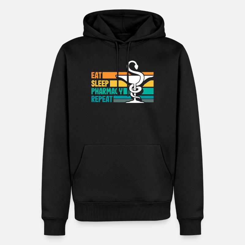 Pharmacien Technicien Pharmaceutique - Sweat à capuche Premium bio Homme - noir
